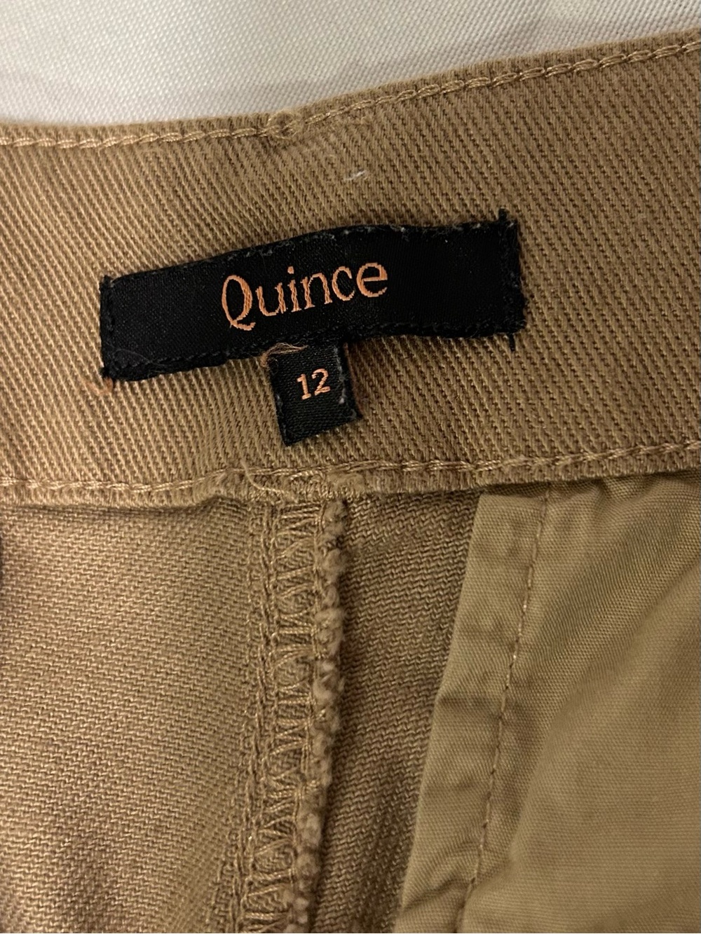 Quince Organic Stretch Cotton Twill Cargo
Khaki Pants - Picture 6 of 8